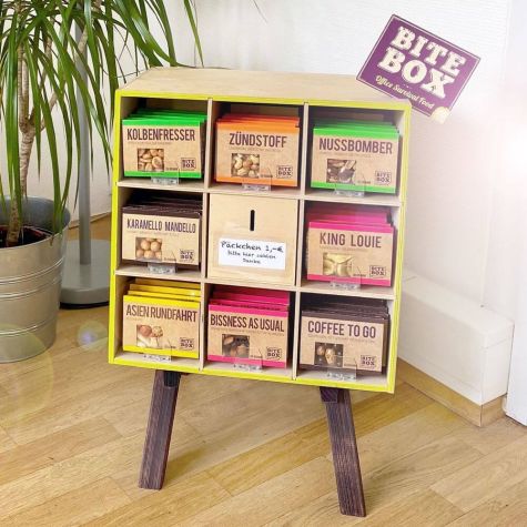 Neue Knabberbox in der necom Administration